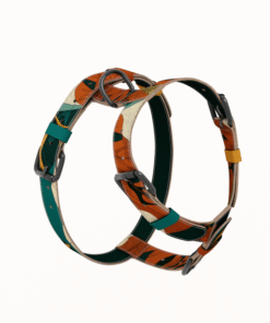 Ručni kožni am za pse sa metalnom kopčom – HideHub dizajn