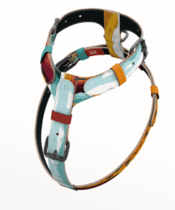 Ručni kožni am za pse sa metalnom kopčom – HideHub dizajn