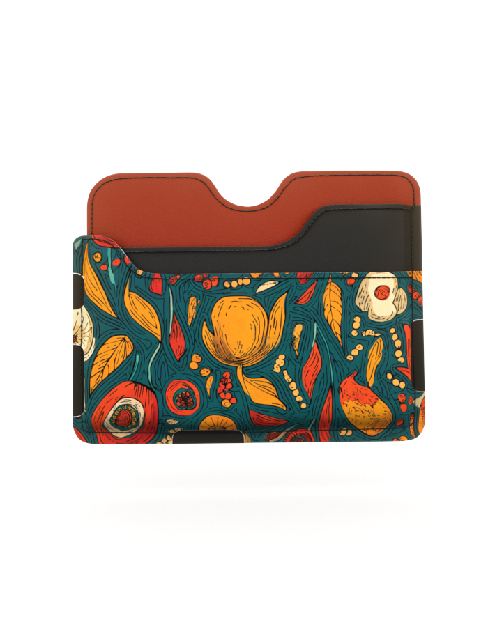 Set: Kožna narukvica za Apple sat i novčanik – Jesen - Slika 6