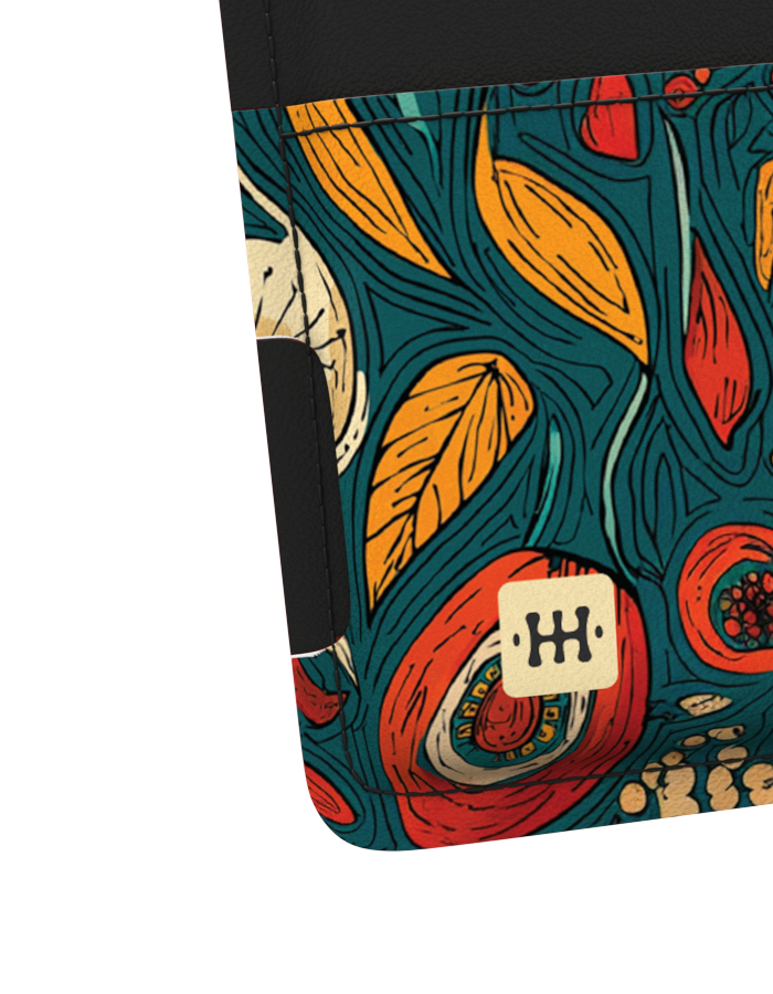 Set: Kožna narukvica za Apple sat i novčanik – Jesen - Slika 7