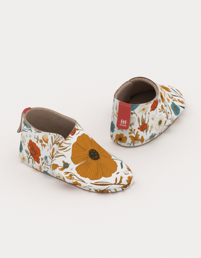 Nehodajuće cipele od prave kože - Cvetovi - Slika 2