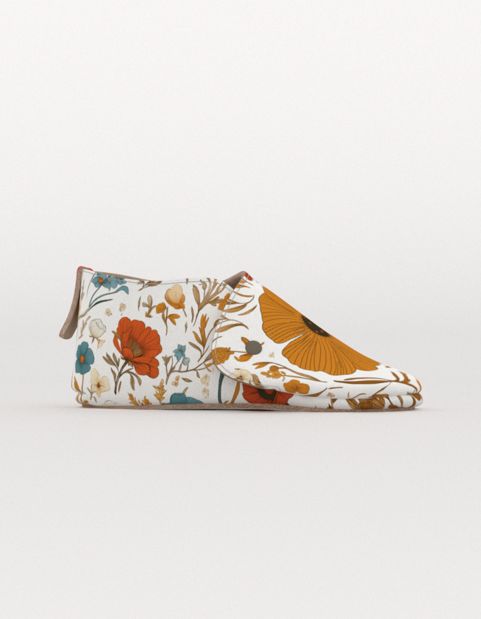 Nehodajuće cipele od prave kože - Cvetovi - Slika 3