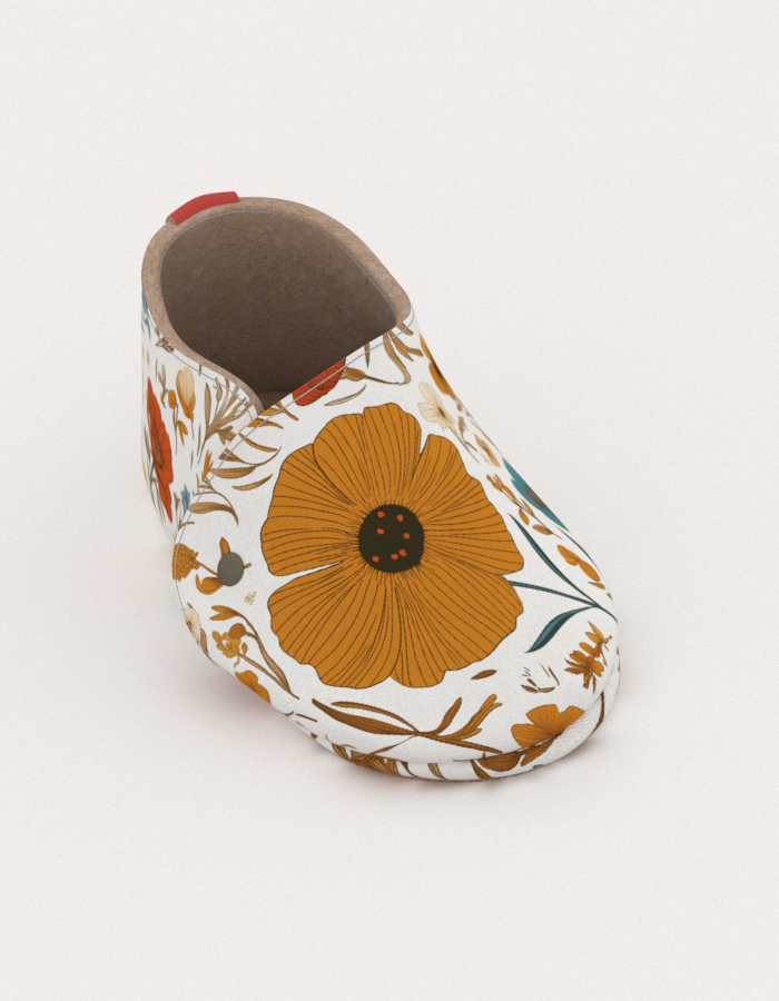 Nehodajuće cipele od prave kože - Cvetovi - Slika 5