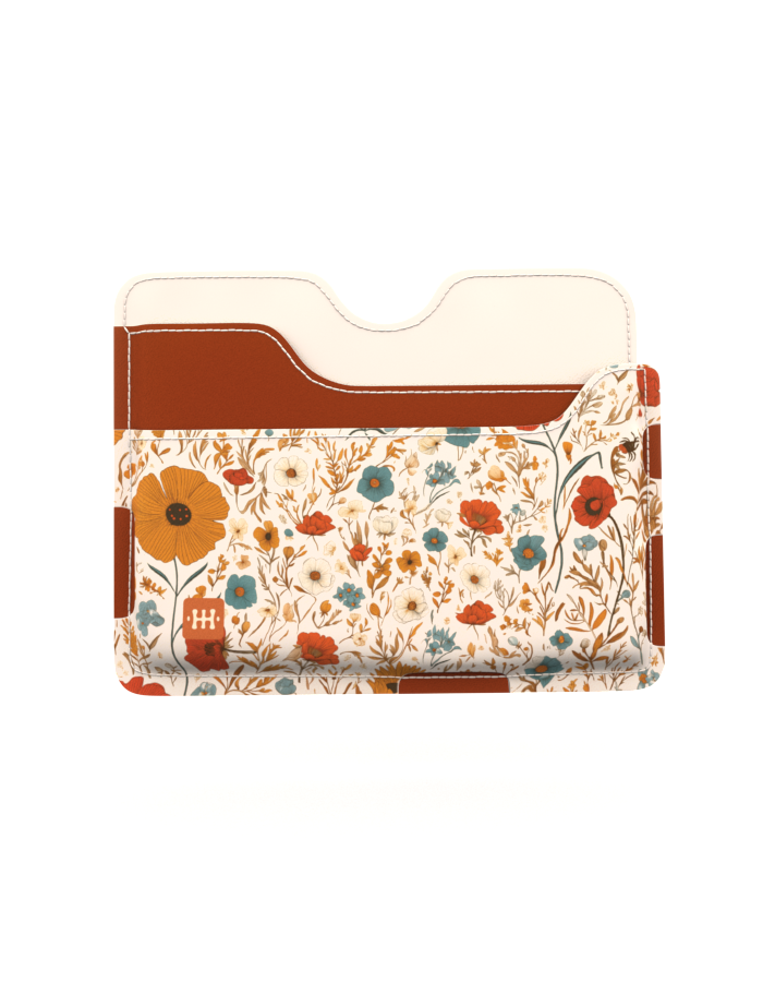 Kožni novčanik - Cvece