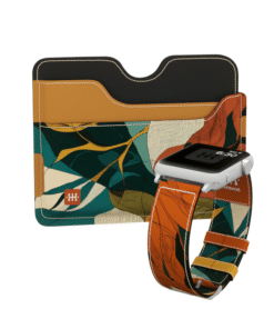 Set HideHub kožne narukvice za sat i novčanika u istom dezenu