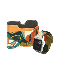 Set HideHub kožne narukvice za sat i novčanika u istom dezenu