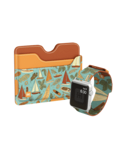 Set HideHub kožne narukvice za sat i novčanika u istom dezenu