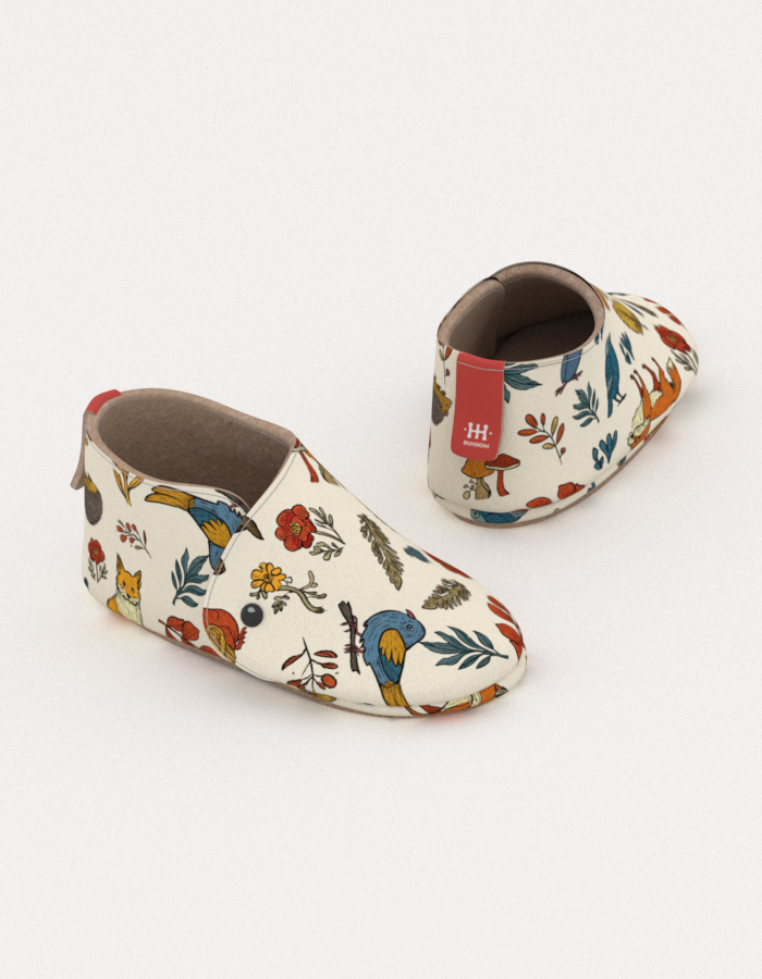 Nehodajuće cipele od prave kože - Šumske životinje - Slika 2