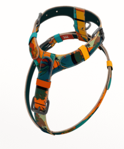 Ručno izradjen kožni am za pse sa metalnom kopčom – HideHub dizajn