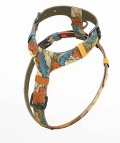 Ručni kožni am za pse sa metalnom kopčom – HideHub dizajn