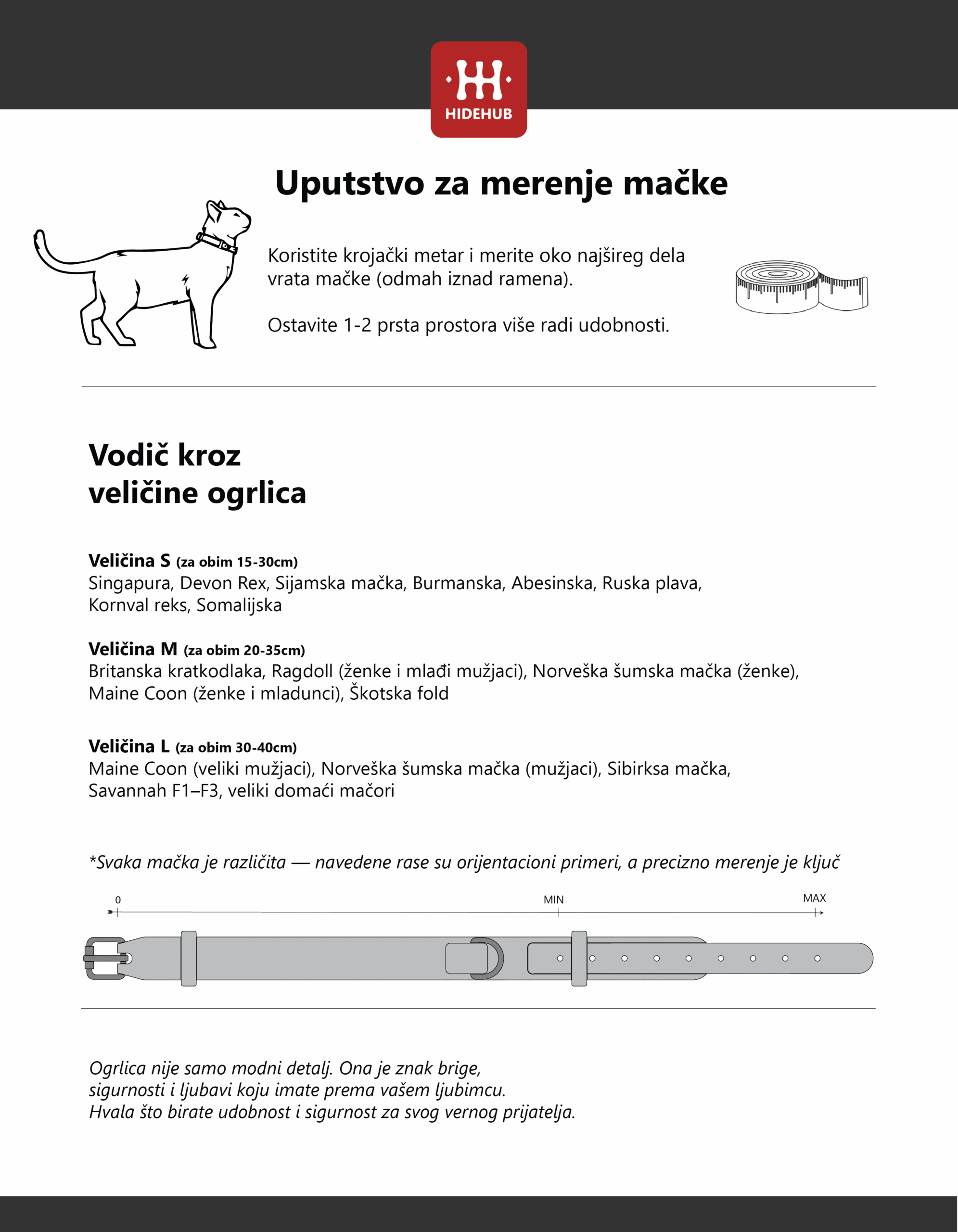 Ogrlica za mačke - Masline - Slika 4