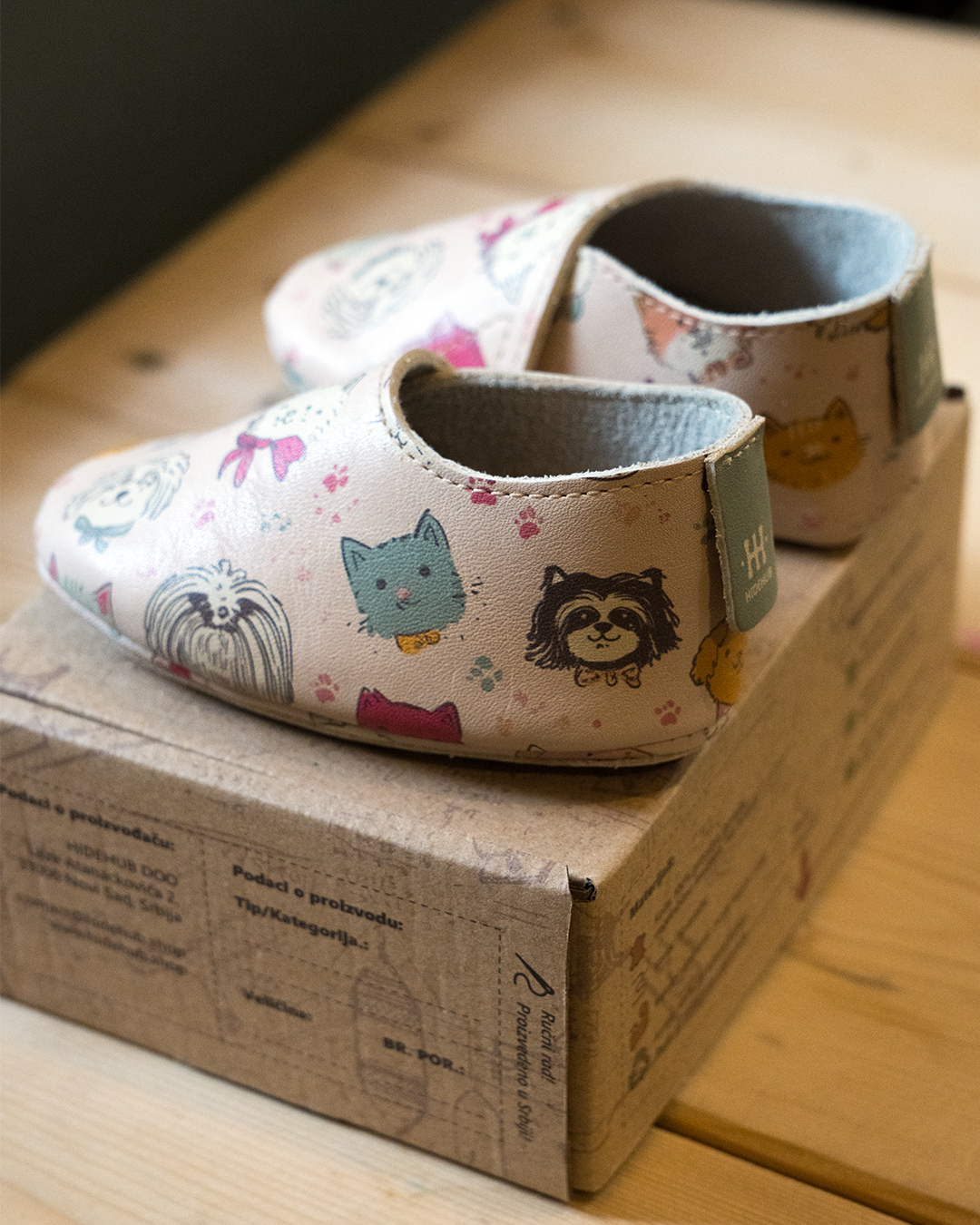 Nehodajuće kožne cipelice za bebe – ručno rađene i personalizovane, HideHub